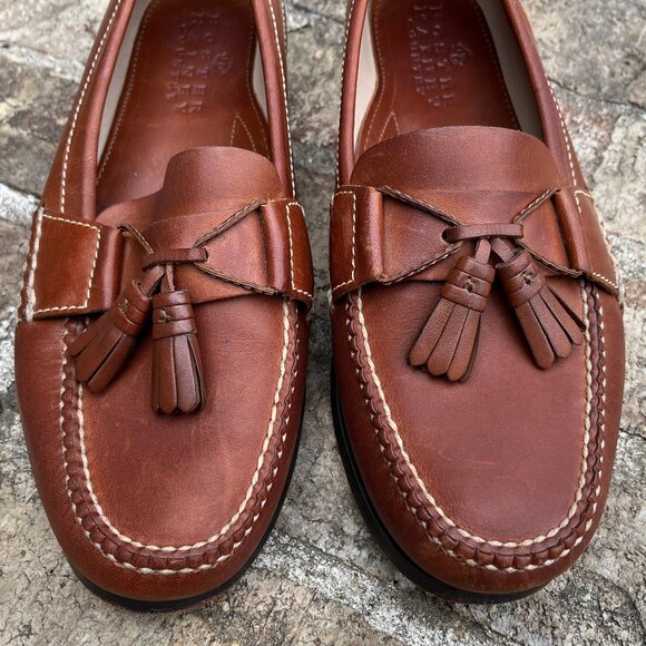 Foster Rainey Country Tassel Loafers Brown Leather Slip On Men\'s Size 8 M main image 13